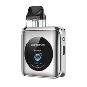 Vaporesso XROS 4 Nano Pod Kit in Titanium Silver – ultra-compact vape device with an adjustable airflow, and COREX heating tech for consistent flavor.